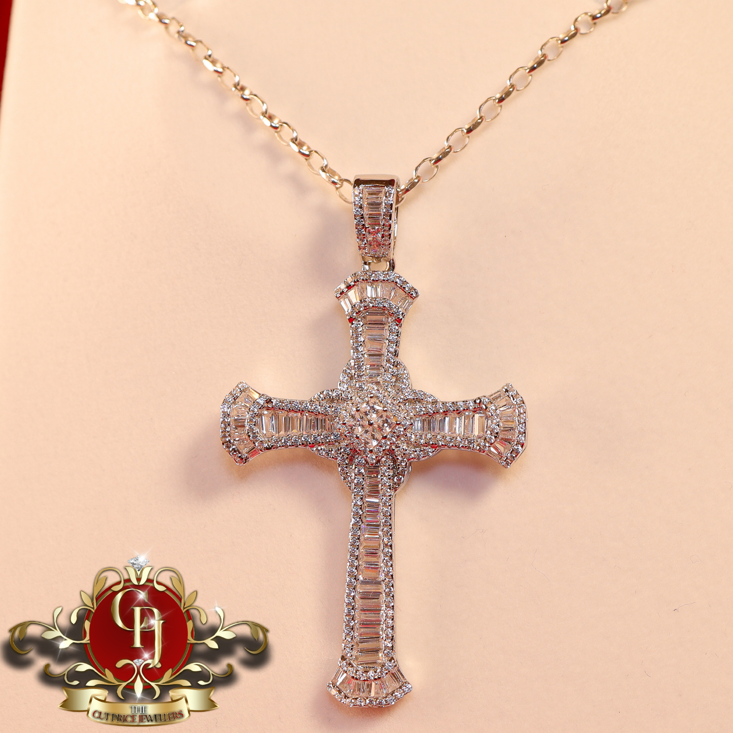 The "Ariana" Sterling Silver Cross | The Cut Price Jewellers