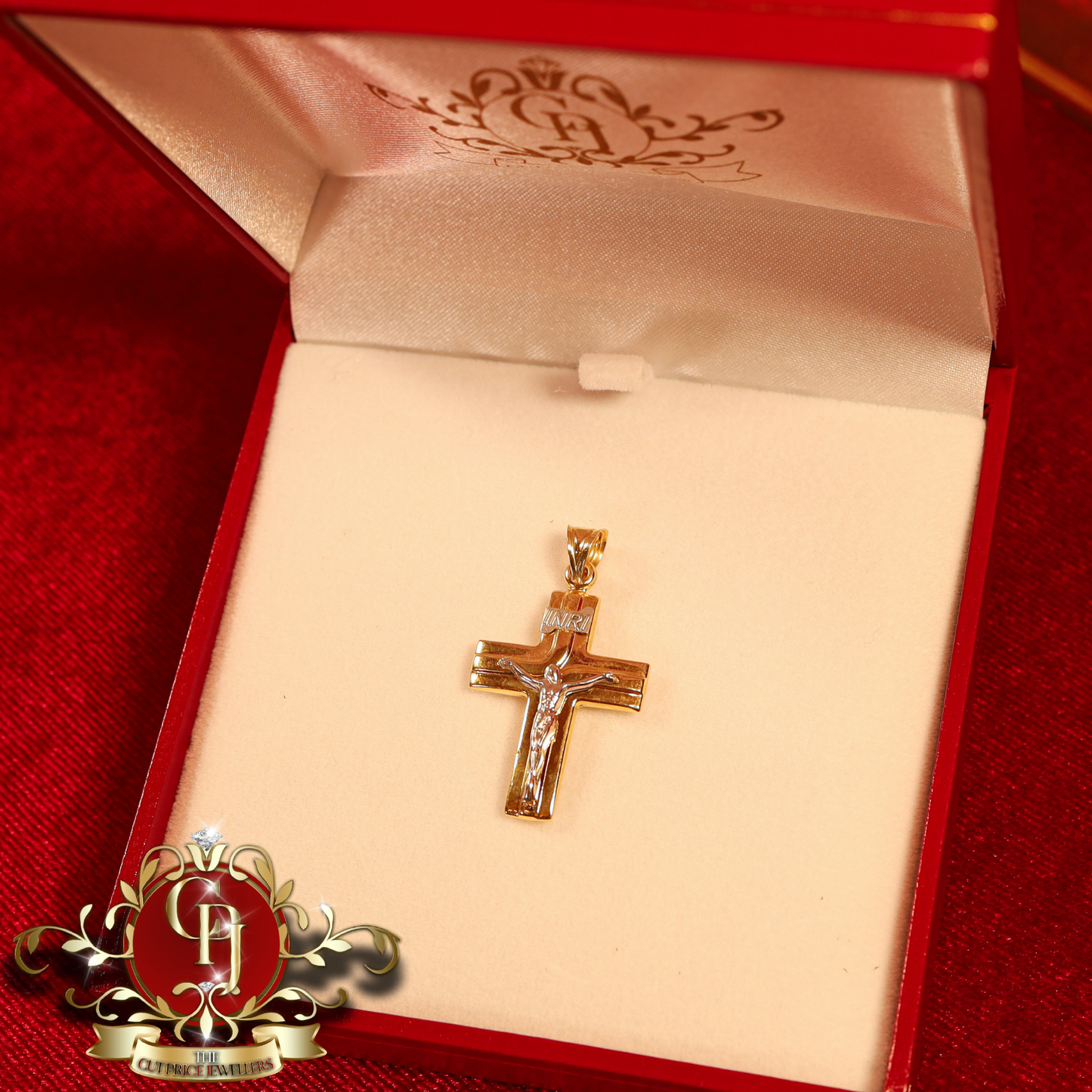 14ct Gold Crucifix | The Cut Price Jewellers