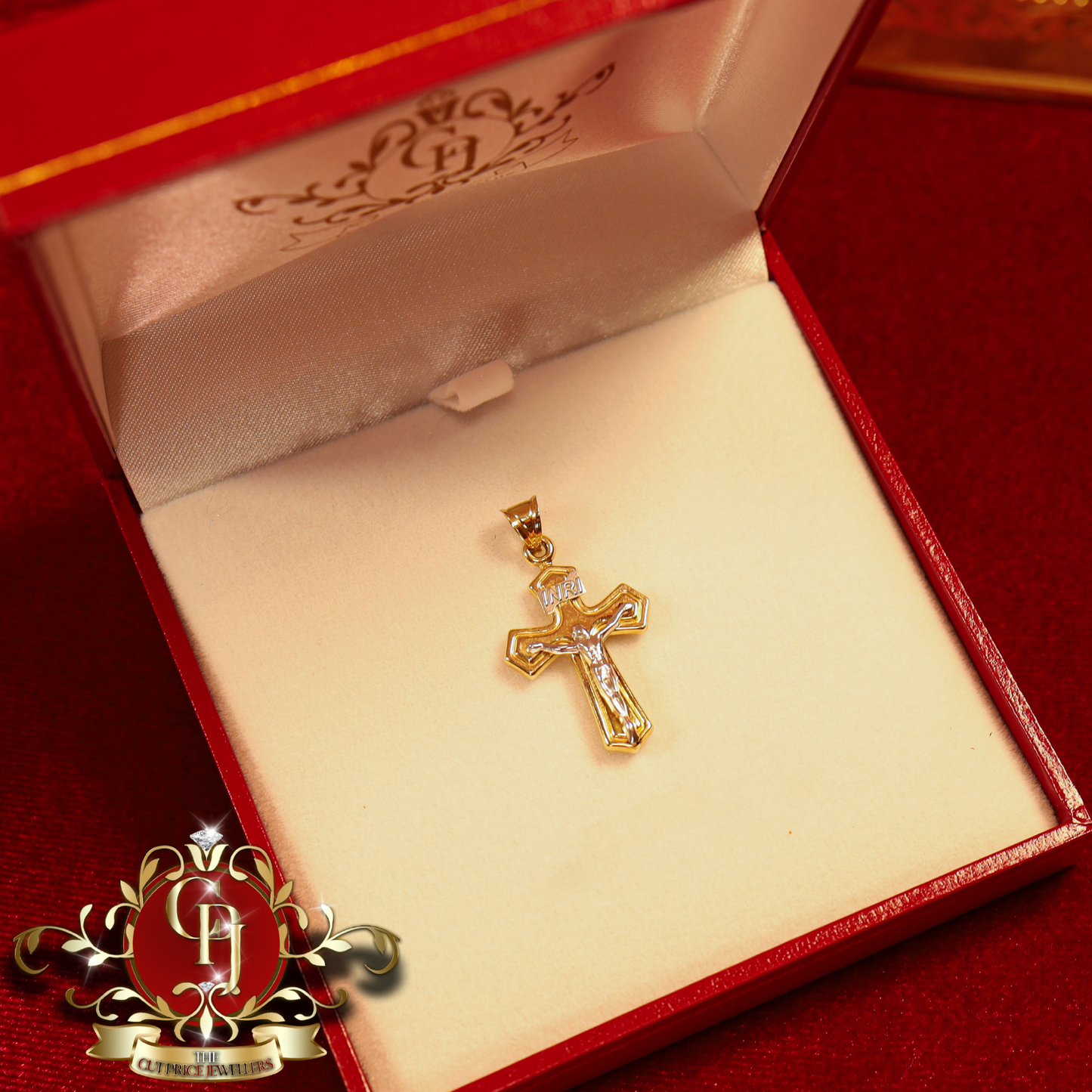 14ct Gold Crucifix | The Cut Price Jewellers