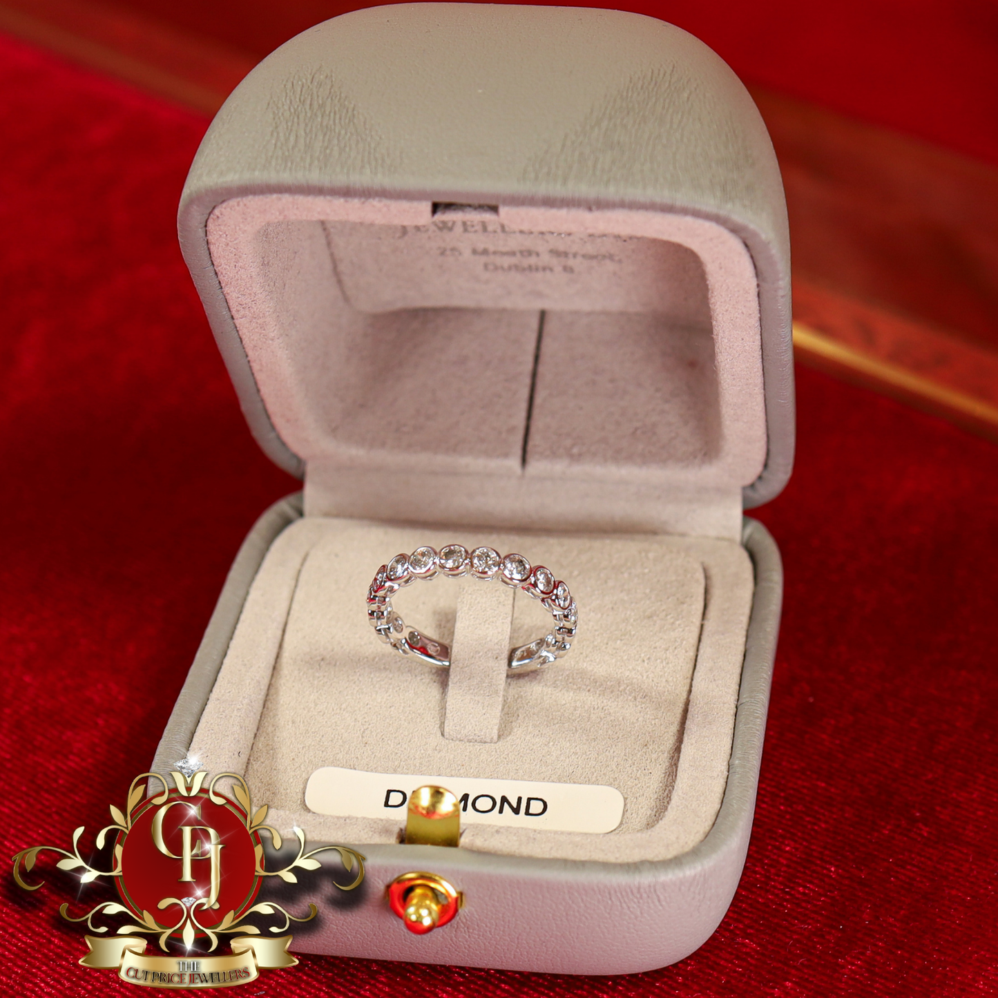 14ct White Gold Ring with 1ct Genuine Diamonds | The Cut Price Jewellers