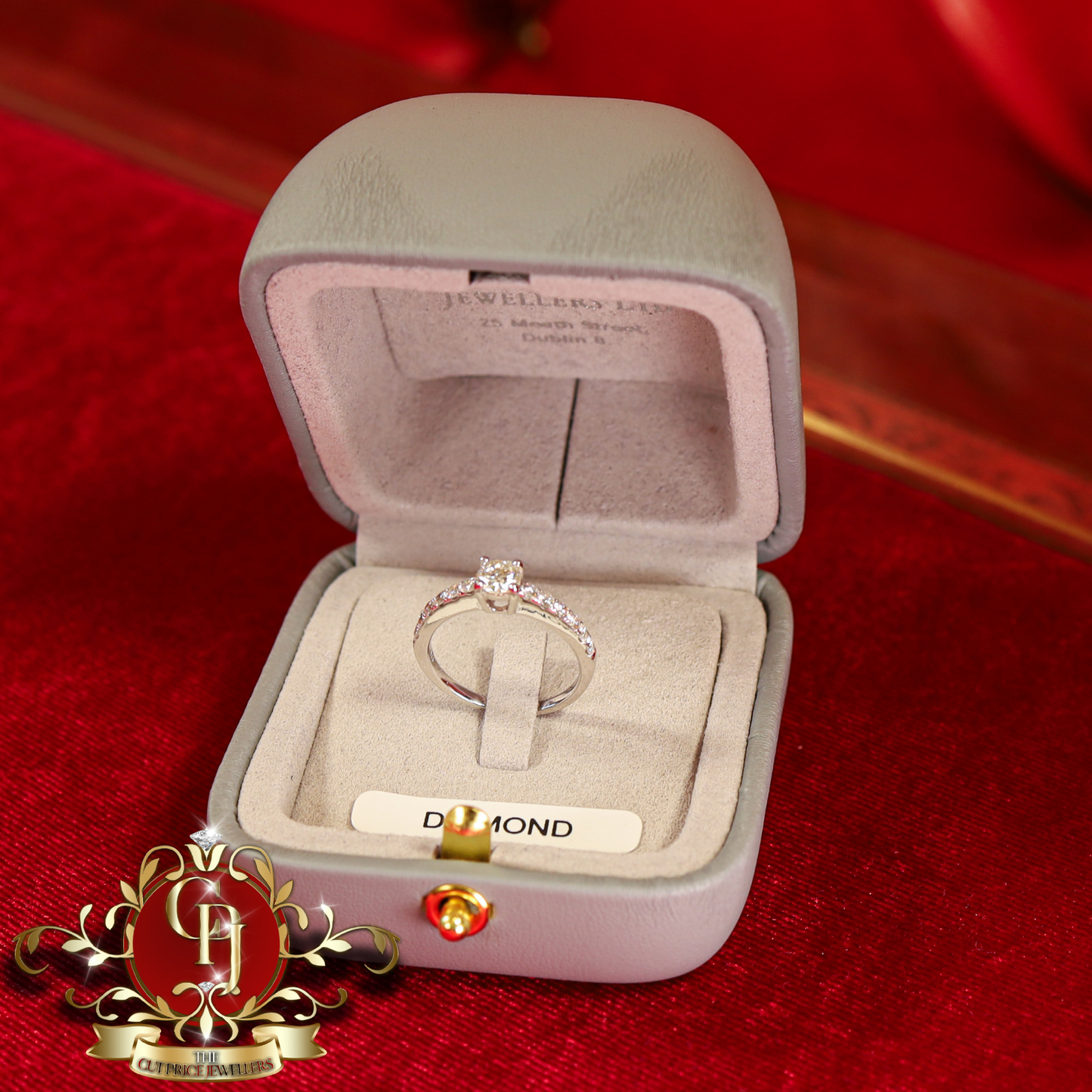 14ct White Gold Ring with 1ct Genuine Diamonds | The Cut Price Jewellers