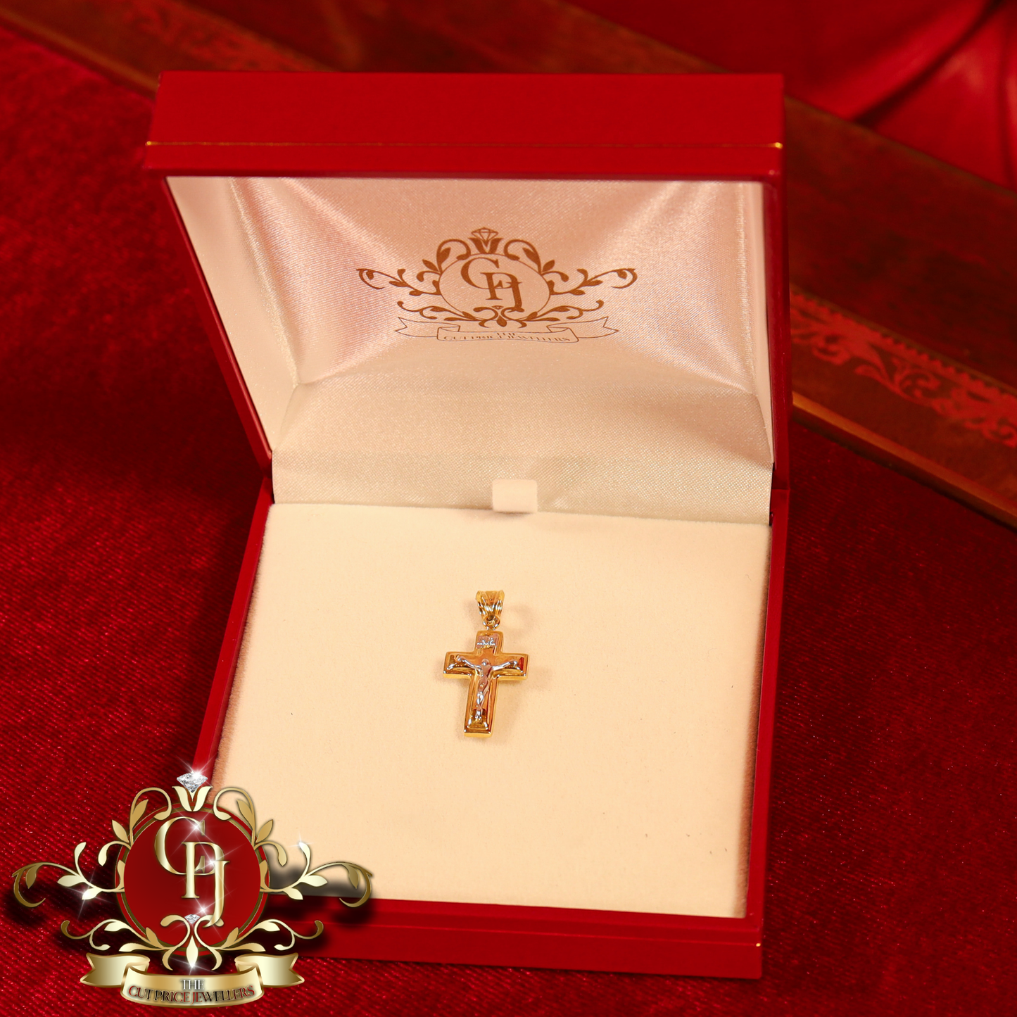 14ct Gold Crucifix | The Cut Price Jewellers