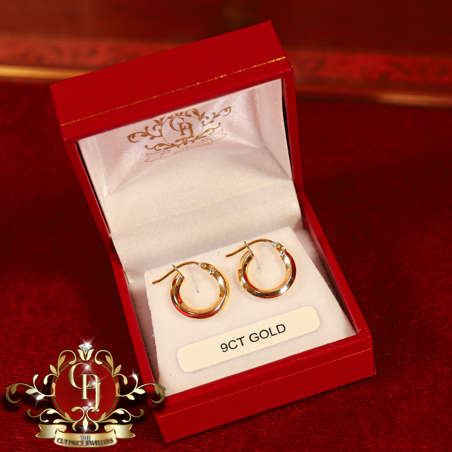 9ct Gold Hoops | The Cut Price Jewellers