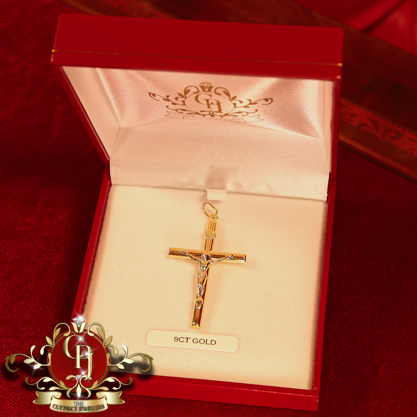 9ct Gold Crucifix | The Cut Price Jewellers