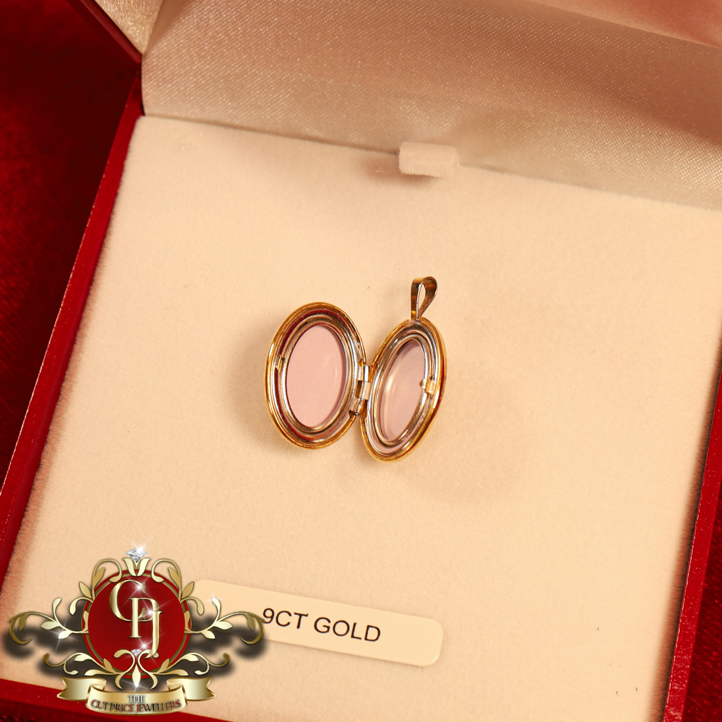 9ct Gold Floral Locket | The Cut Price Jewellers