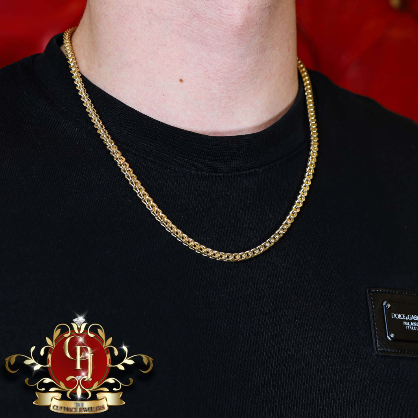 9ct Gold Franco Chain | The Cut Price Jewellers