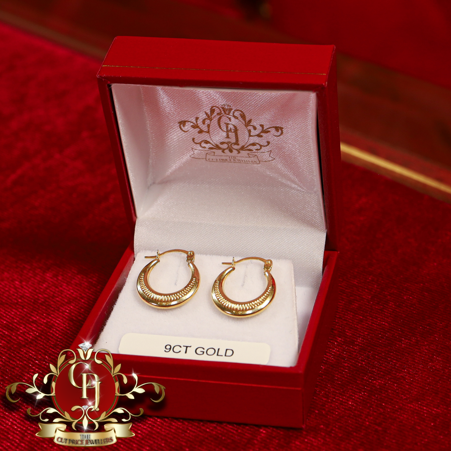 9ct Gold Hoops | The Cut Price Jewellers