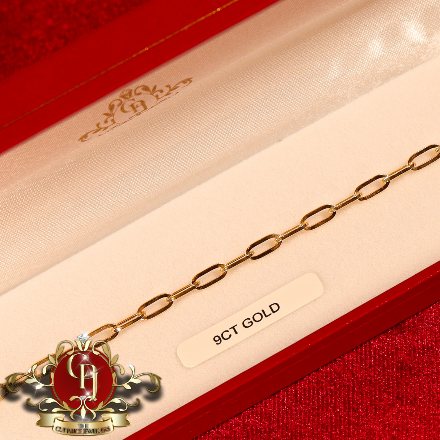 9ct Gold Womens Bracelet | The Cut Price Jewellers