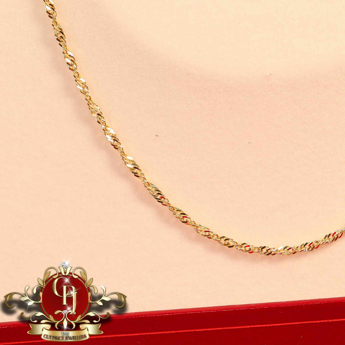 9ct Gold Prince of Wales Chain | The Cut Price Jewellers