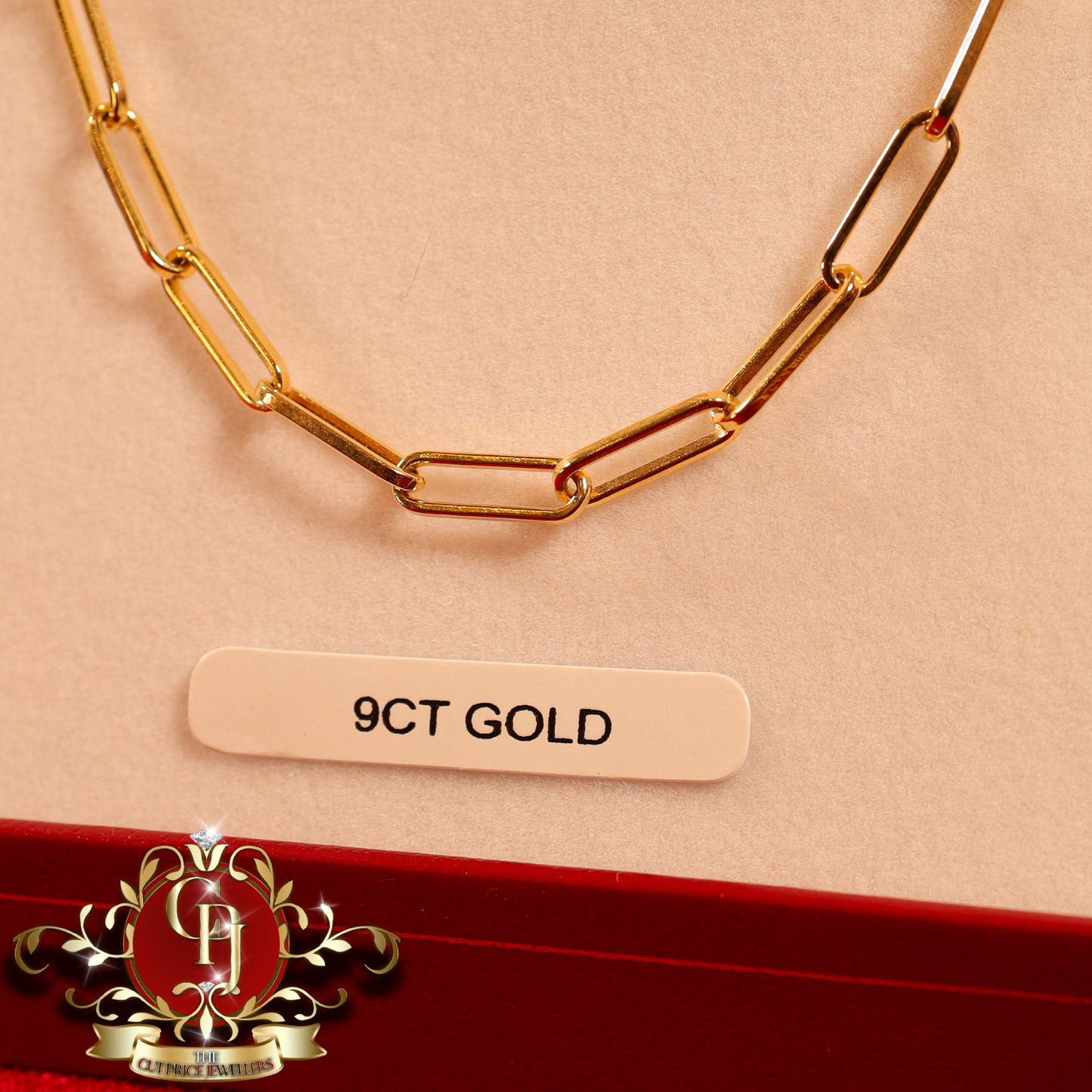 9ct Gold Paperlink Chain | The Cut Price Jewellers