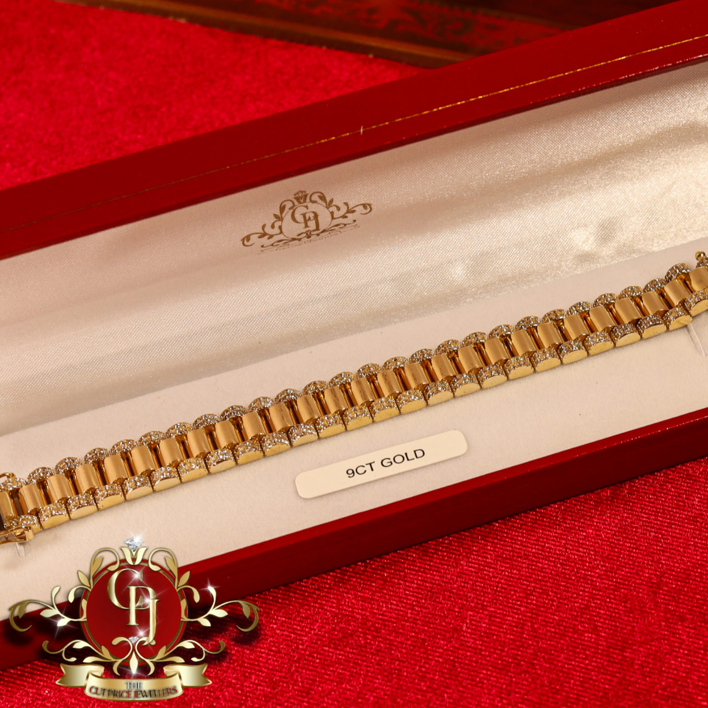 The "Rolex" Inspired 9ct Gold Kids Bracelet | The Cut Price Jewellers