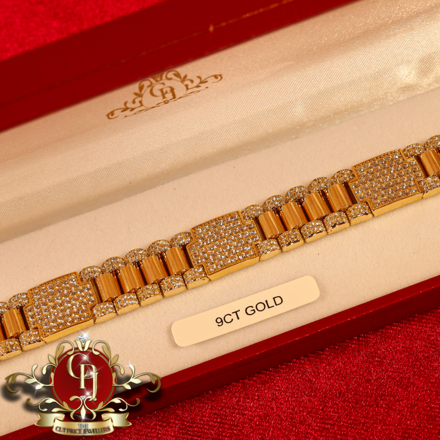 The "Rolex" Inspired 9ct Gold Kids Bracelet | The Cut Price Jewellers