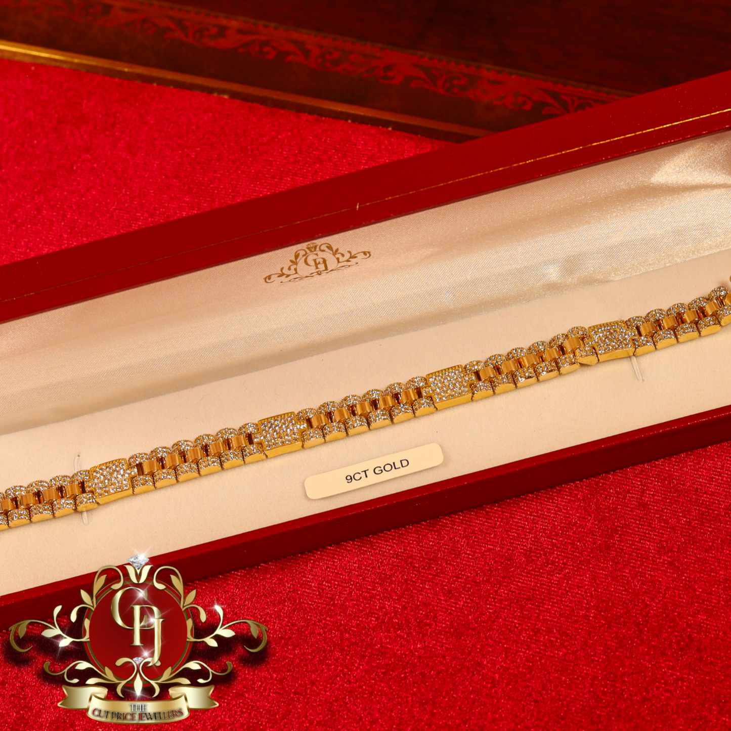 The "Rolex" Inspired 9ct Gold Bracelet | The Cut Price Jewellers