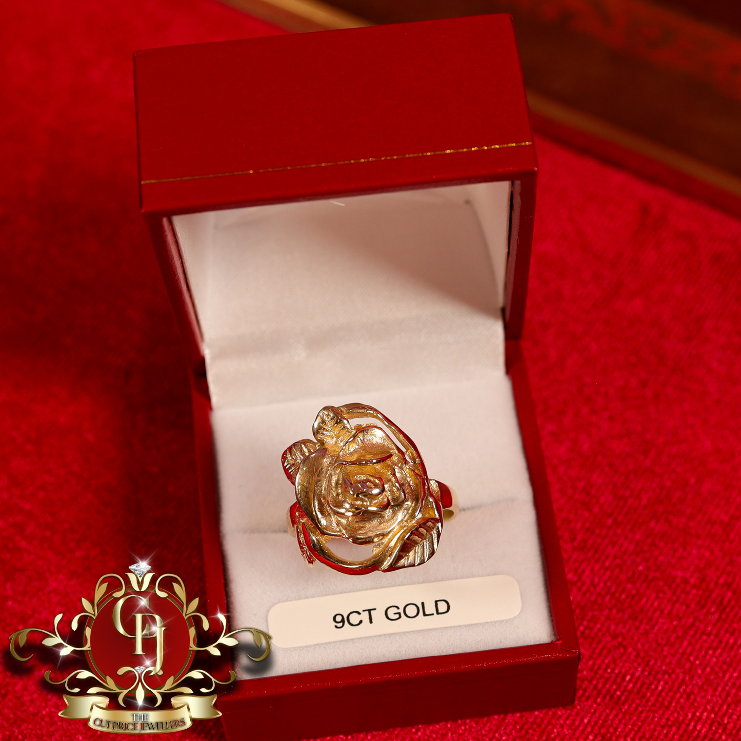 9ct Rose Ring | The Cut Price Jewellers