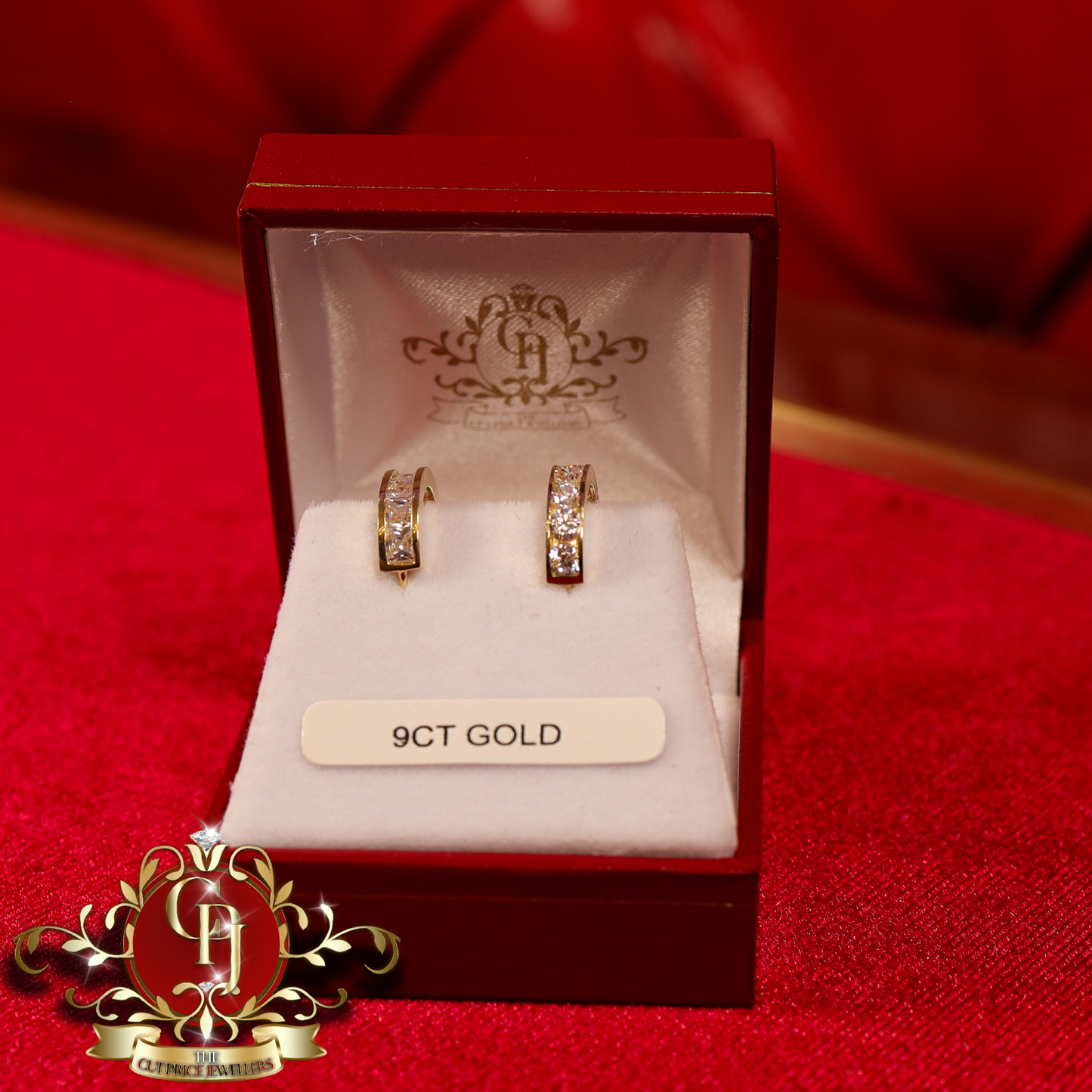 9ct "Saira" Earrings | The Cut Price Jewellers