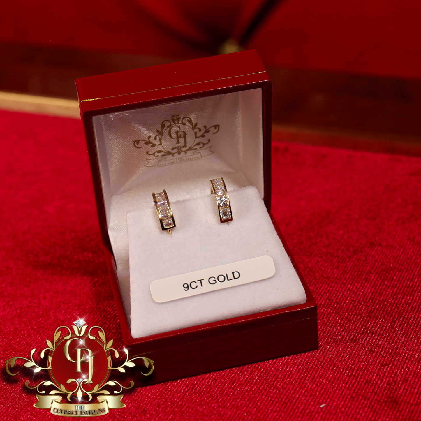 9ct "Saira" Earrings | The Cut Price Jewellers