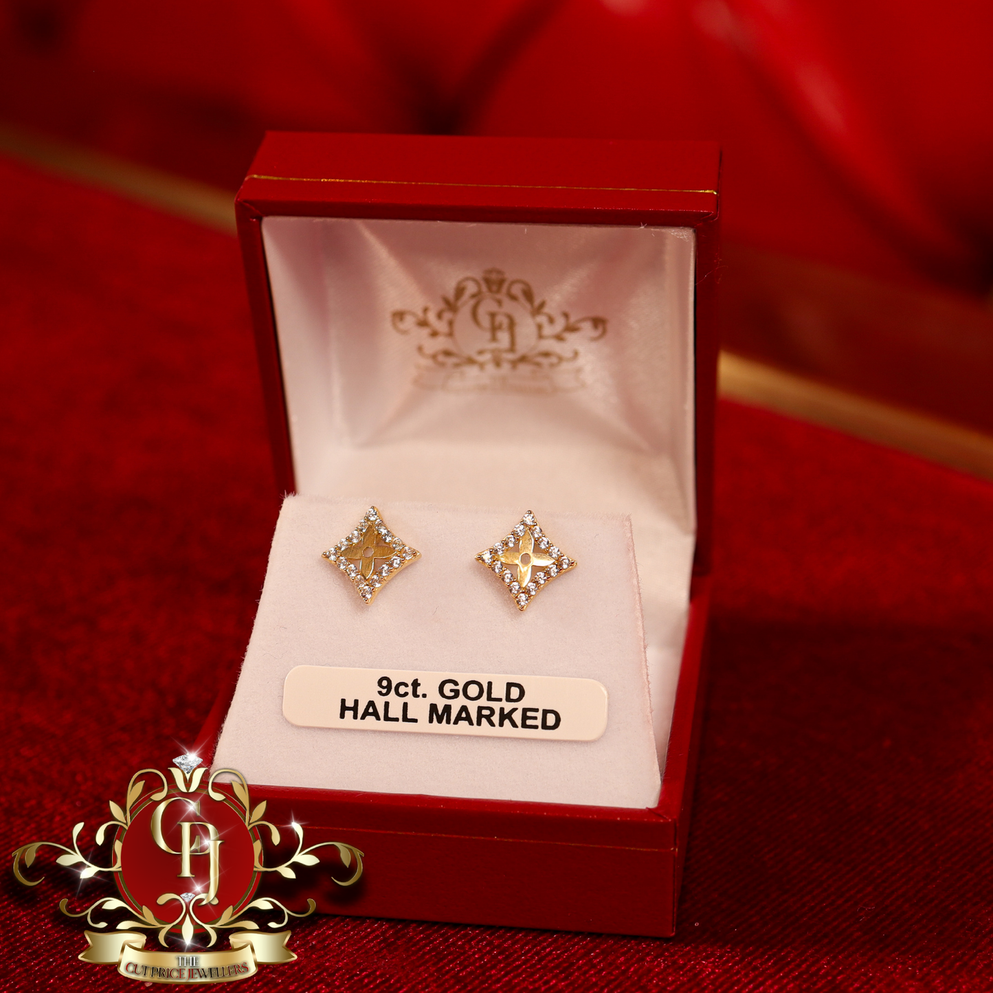 9ct "Victoria" Earrings | The Cut Price Jewellers