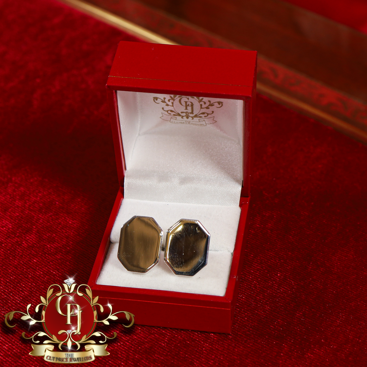 Sterling Silver Cuff Links (3 styles available - engraving also available) | The Cut Price Jewellers