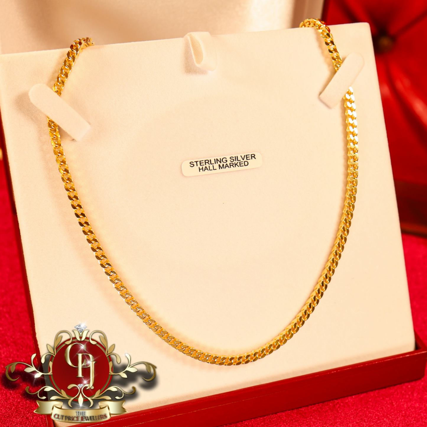 Gold Plated Franco Chain | The Cut Price Jewellers
