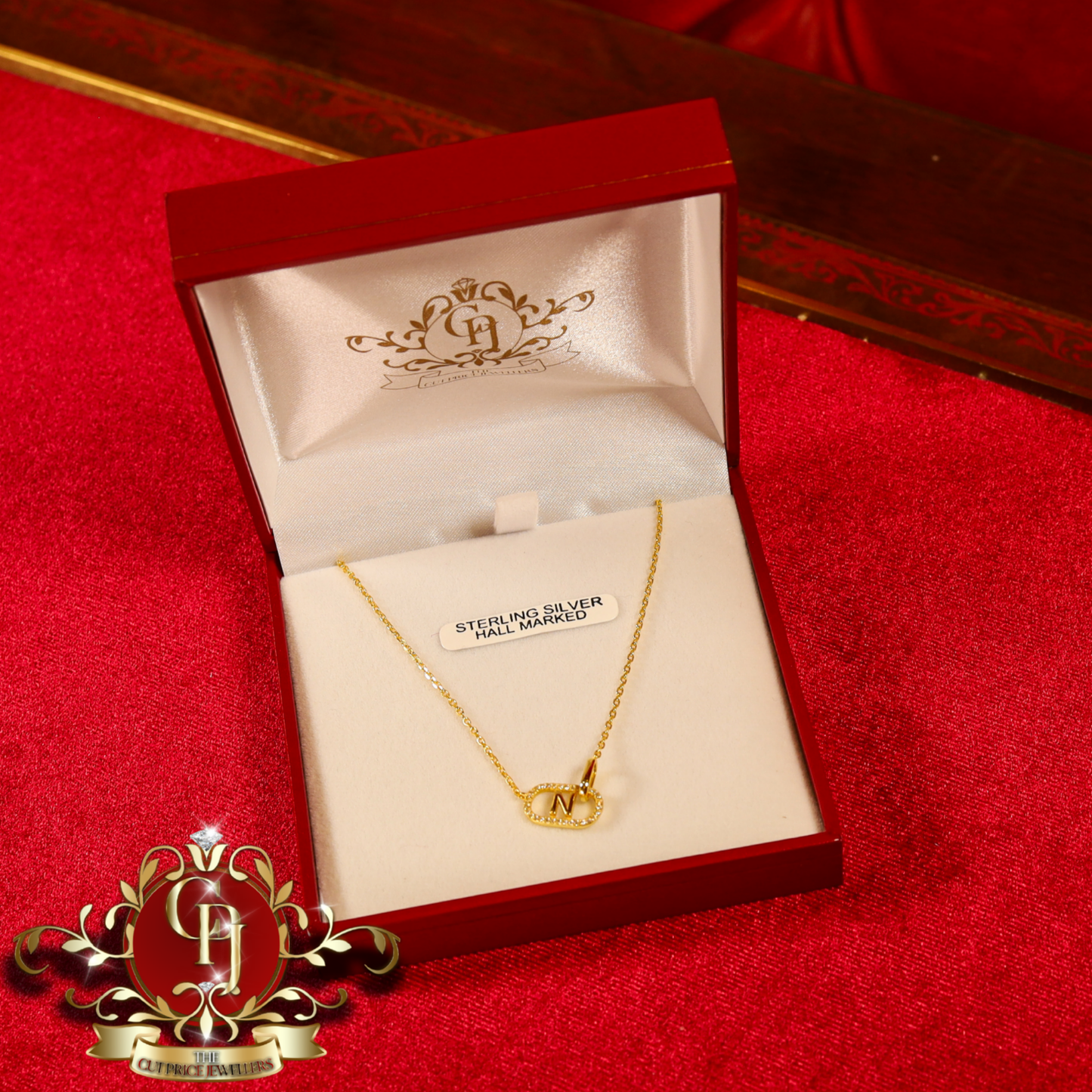 The "Initial" Chain (Gold-Plated) | The Cut Price Jewellers