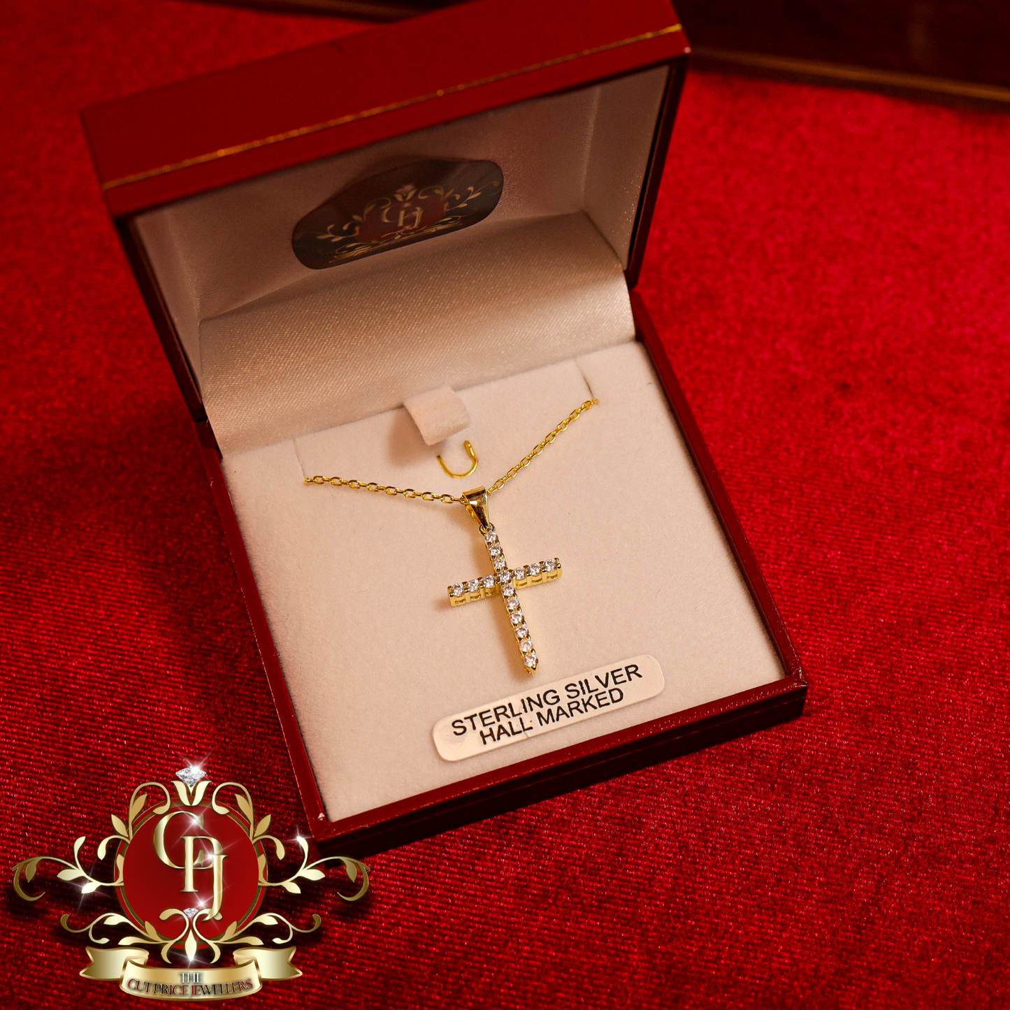 The "Romi" Gold-Plated Cross | The Cut Price Jewellers