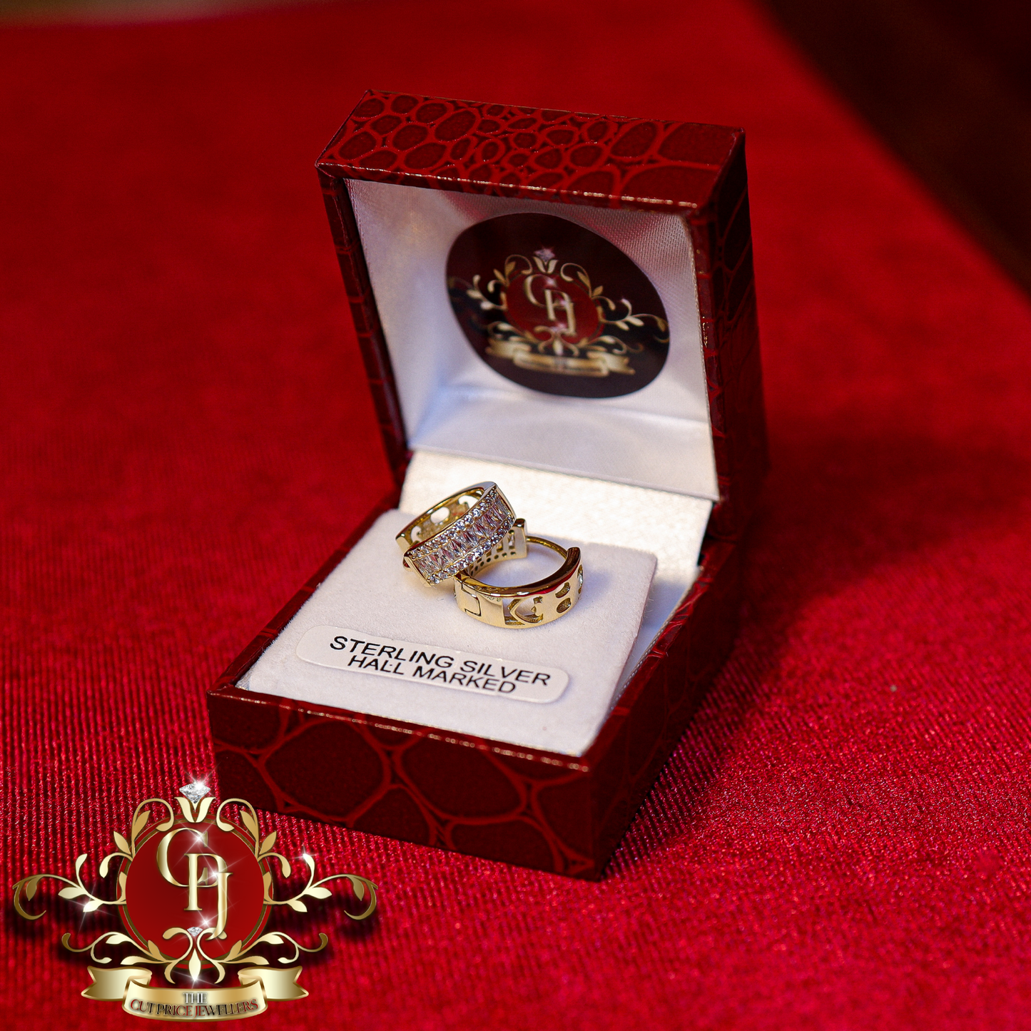 The "Cindi" Huggies (Gold-Plated) | The Cut Price Jewellers