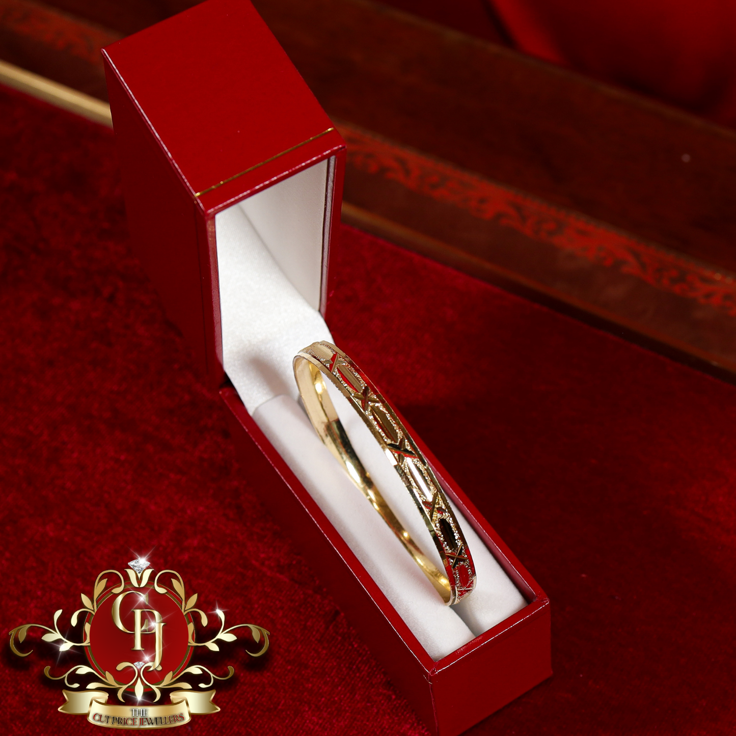 Gold Colour Bangle | The Cut Price Jewellers