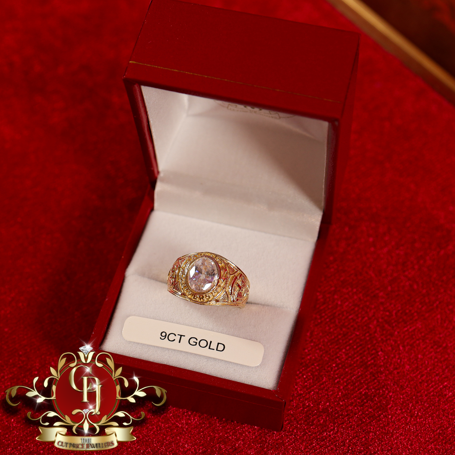 9ct Gold Children's College Ring | The Cut Price Jewellers