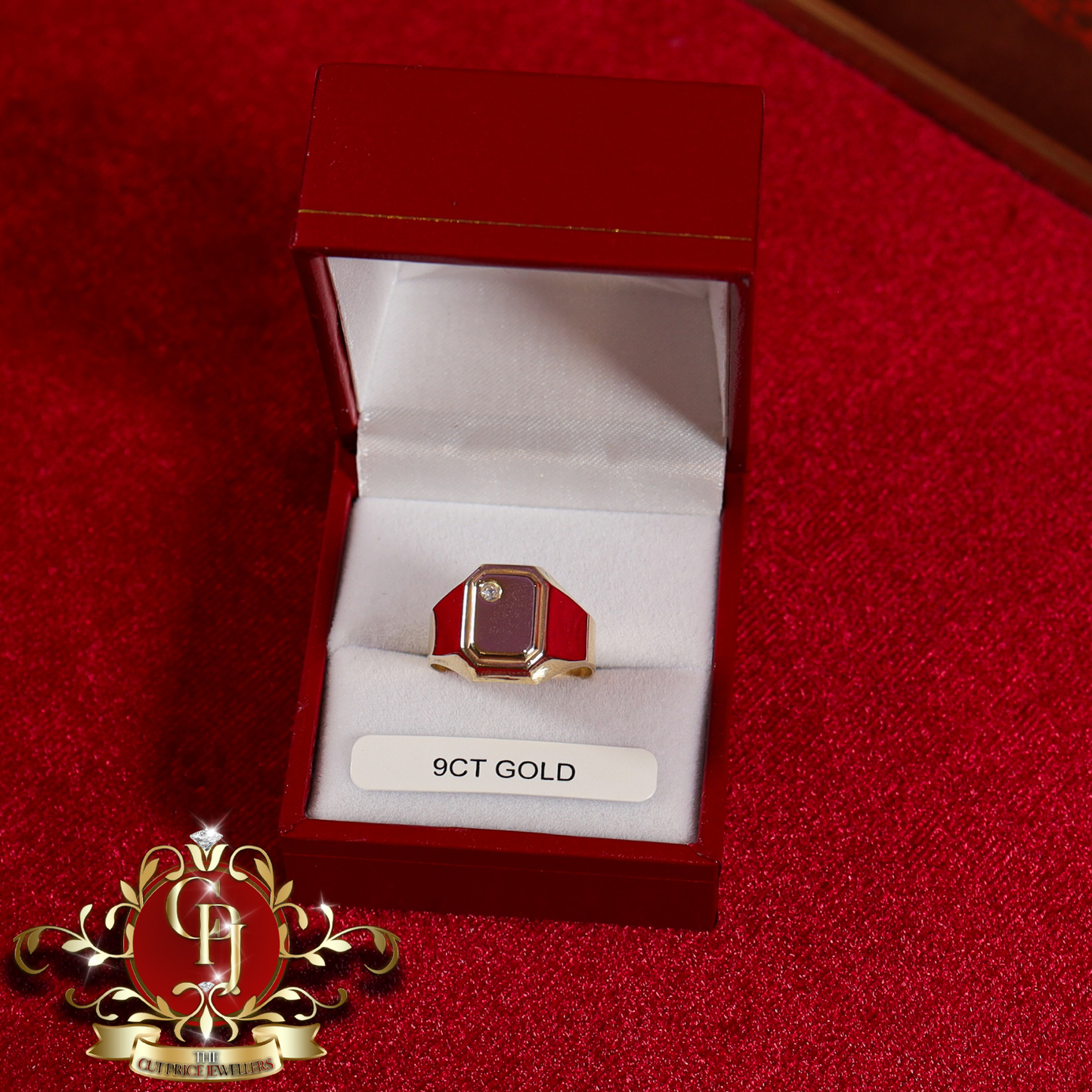 9ct Gold Children's Signet Ring | The Cut Price Jewellers