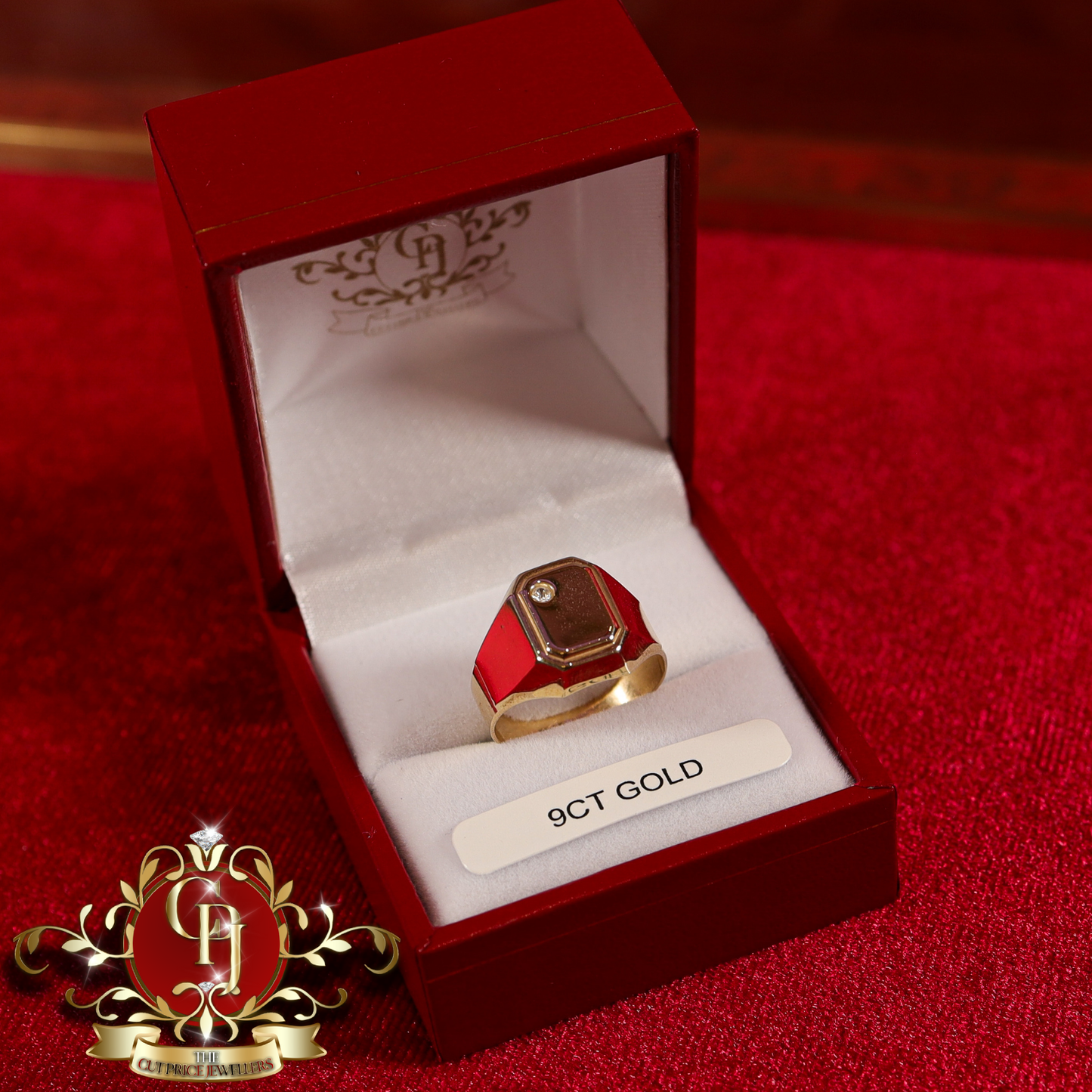 9ct Gold Children's Signet Ring | The Cut Price Jewellers