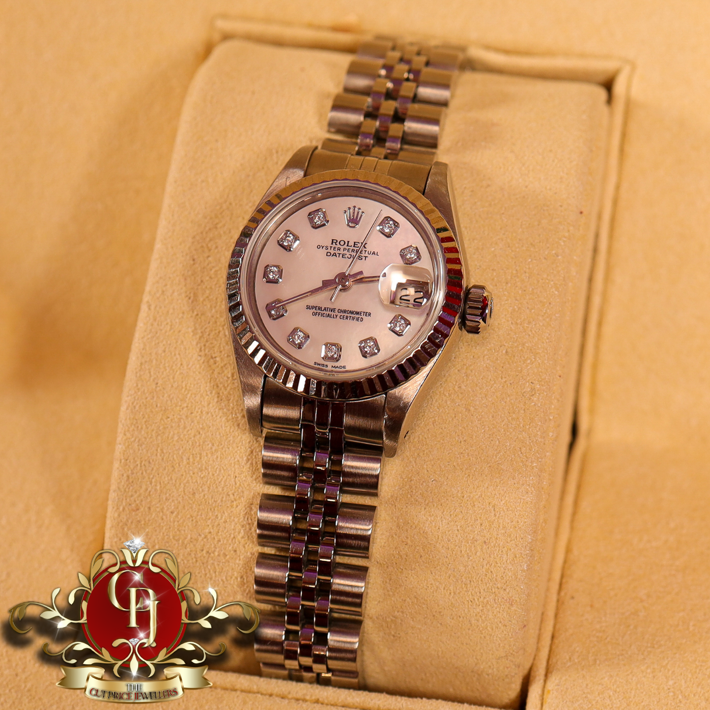 26MM Ladies Rolex Watch - Steel Jubilee Strap - The Cut Price Jewellers