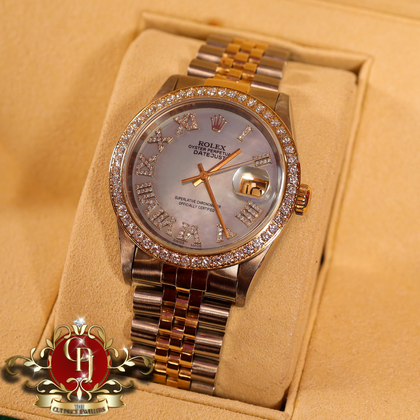 36MM Ladies Rolex Watch - Two Tone Jubilee Strap - The Cut Price Jewellers
