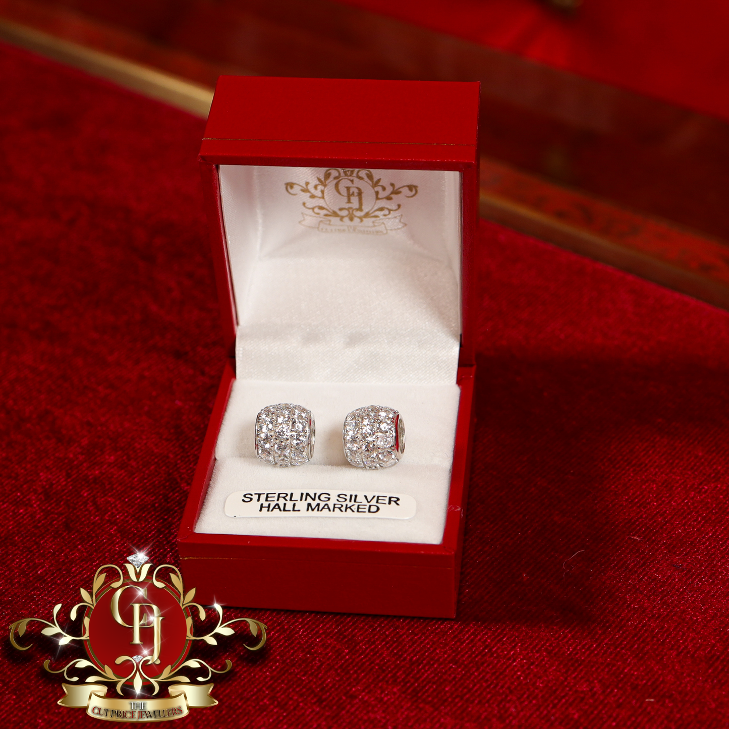 Sterling Silver Cubic Zirconia Balls (Set of 2) | The Cut Price Jewellers