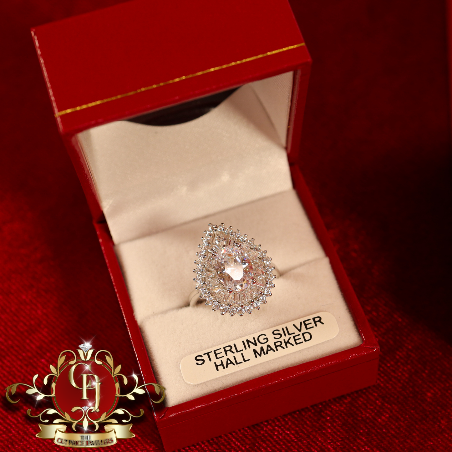 CHRISTMAS DROP NO.4: The "Dakota" Set (Sterling Silver with Cubic Zirconia) | The Cut Price Jewellers