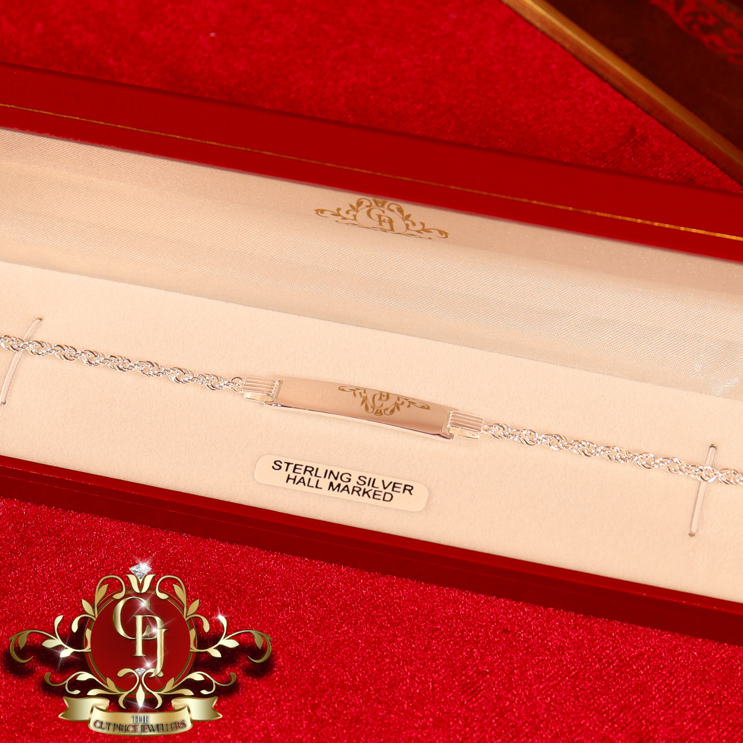 Sterling Silver Children's ID Bracelet | The Cut Price Jewellers