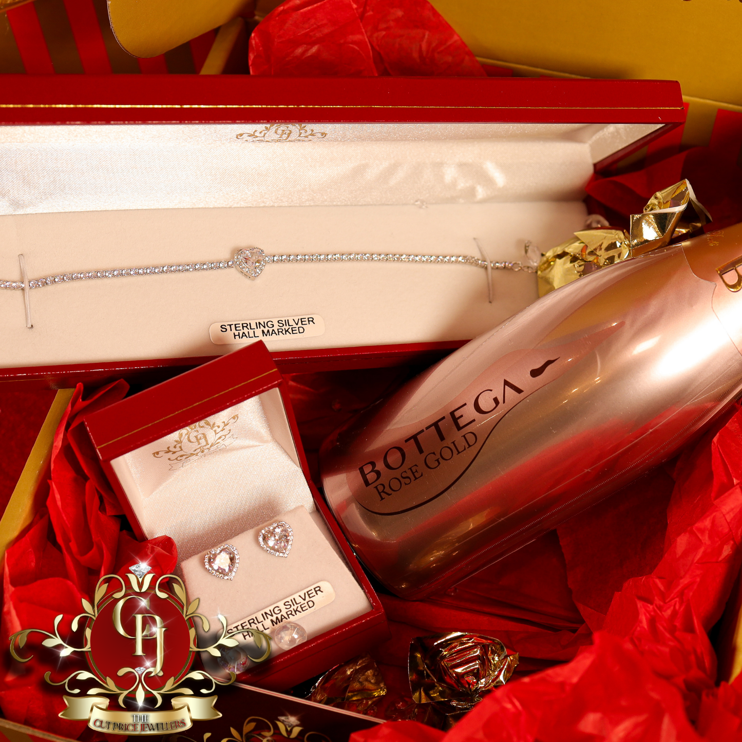 "My Beloved" Gift Box (Sterling Silver with Cubic Zirconia) | The Cut Price Jewellers
