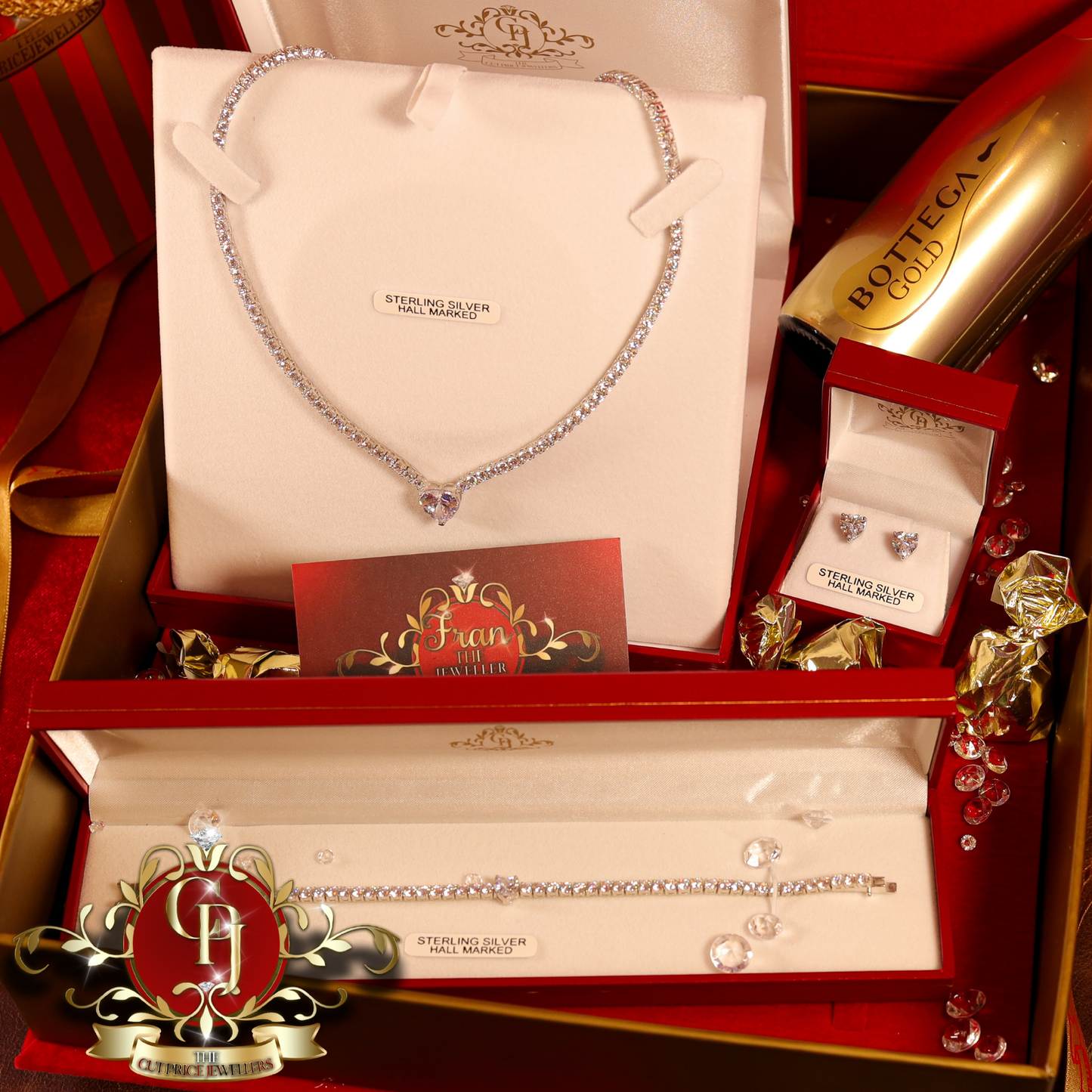 "My Eternal" Gift Box (Sterling Silver with Cubic Zirconia) | The Cut Price Jewellers