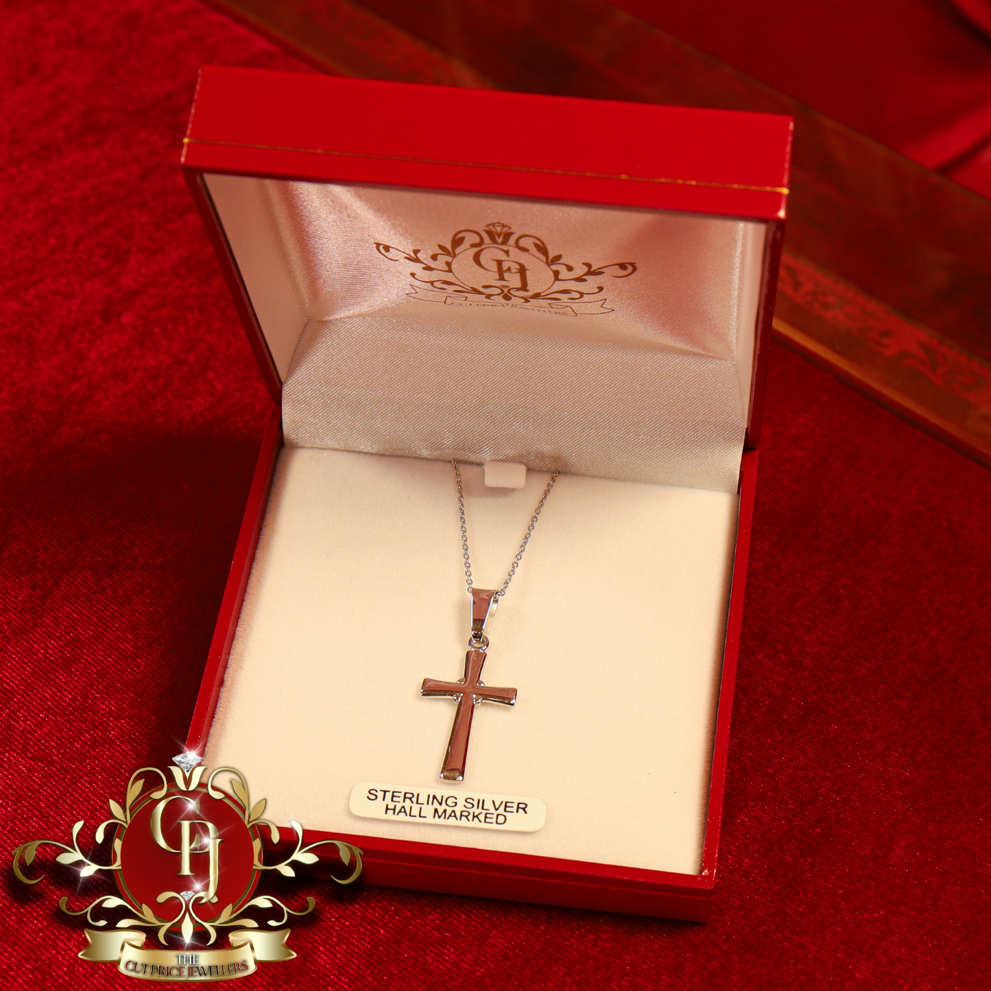 Sterling Silver Cross & Chain | The Cut Price Jewellers