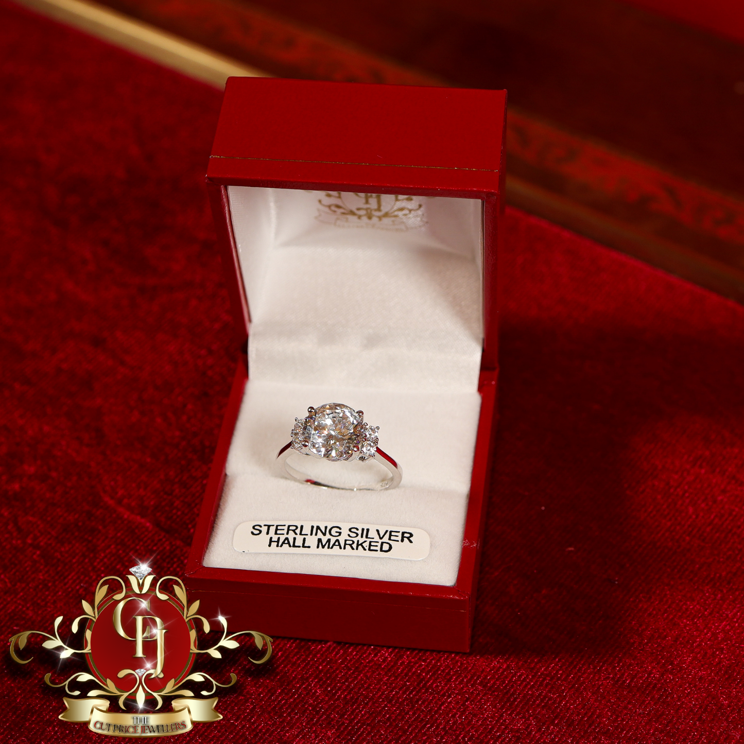 Sterling Silver Moissanite Ring | The Cut Price Jewellers