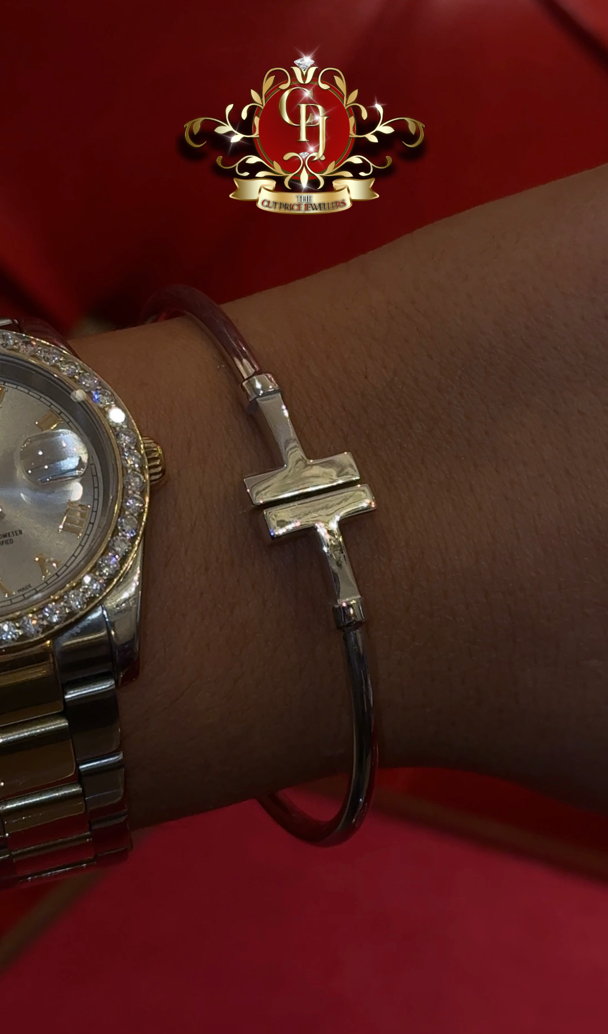 STERLING SILVER TIFFANIE BANGLE