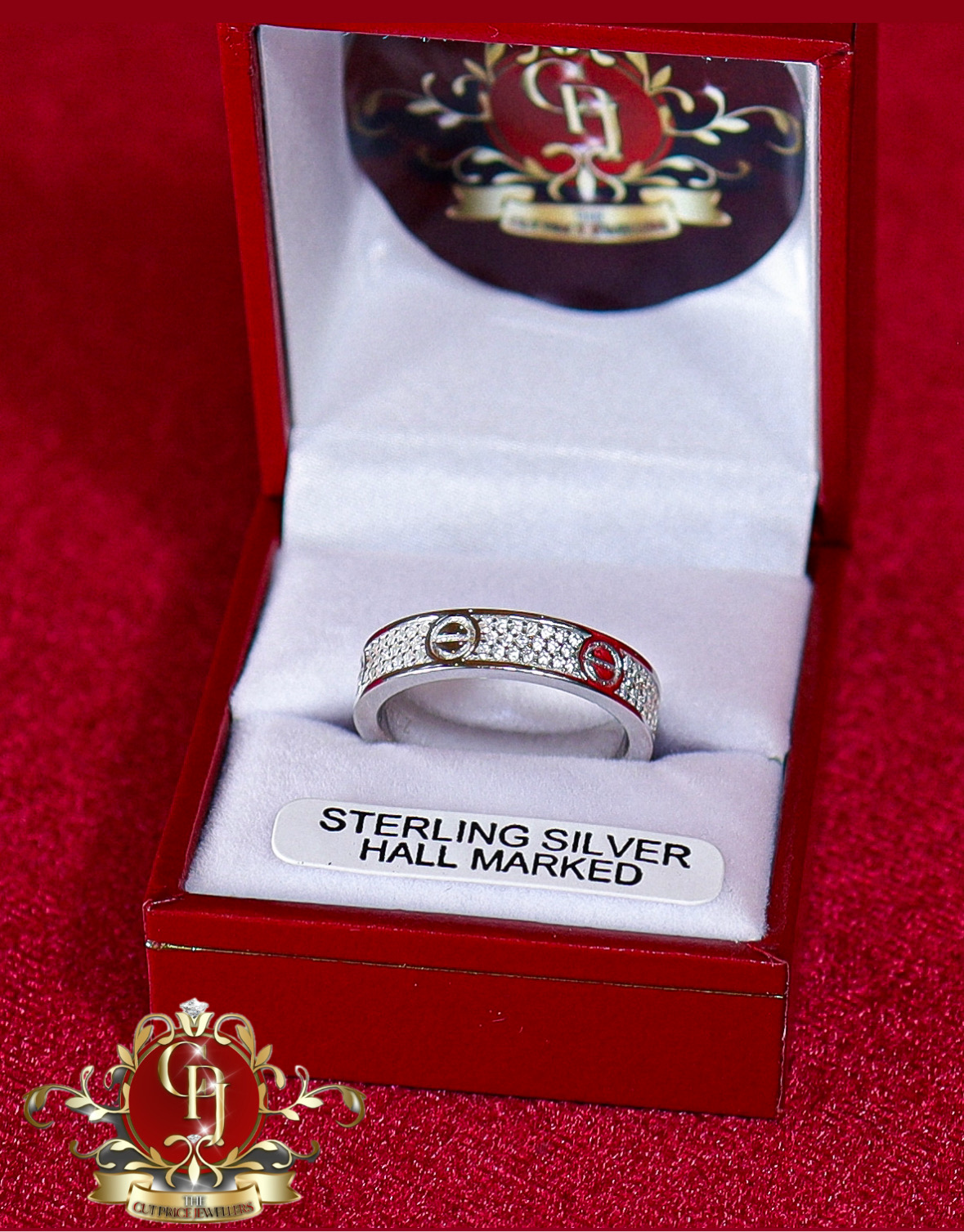 Sterling Silver Screwhead Ring