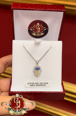The Maia Hamsa sterling silver chain