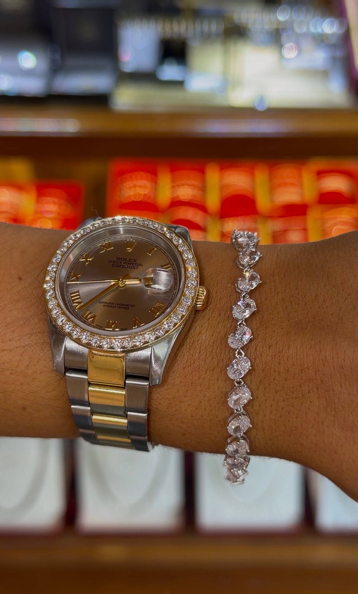 The Vera Tennis Bracelet (oval)