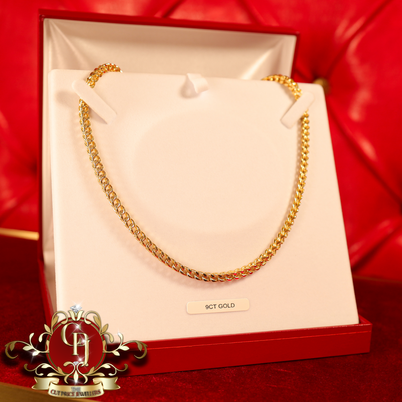 9ct Gold Franco Chain | The Cut Price Jewellers
