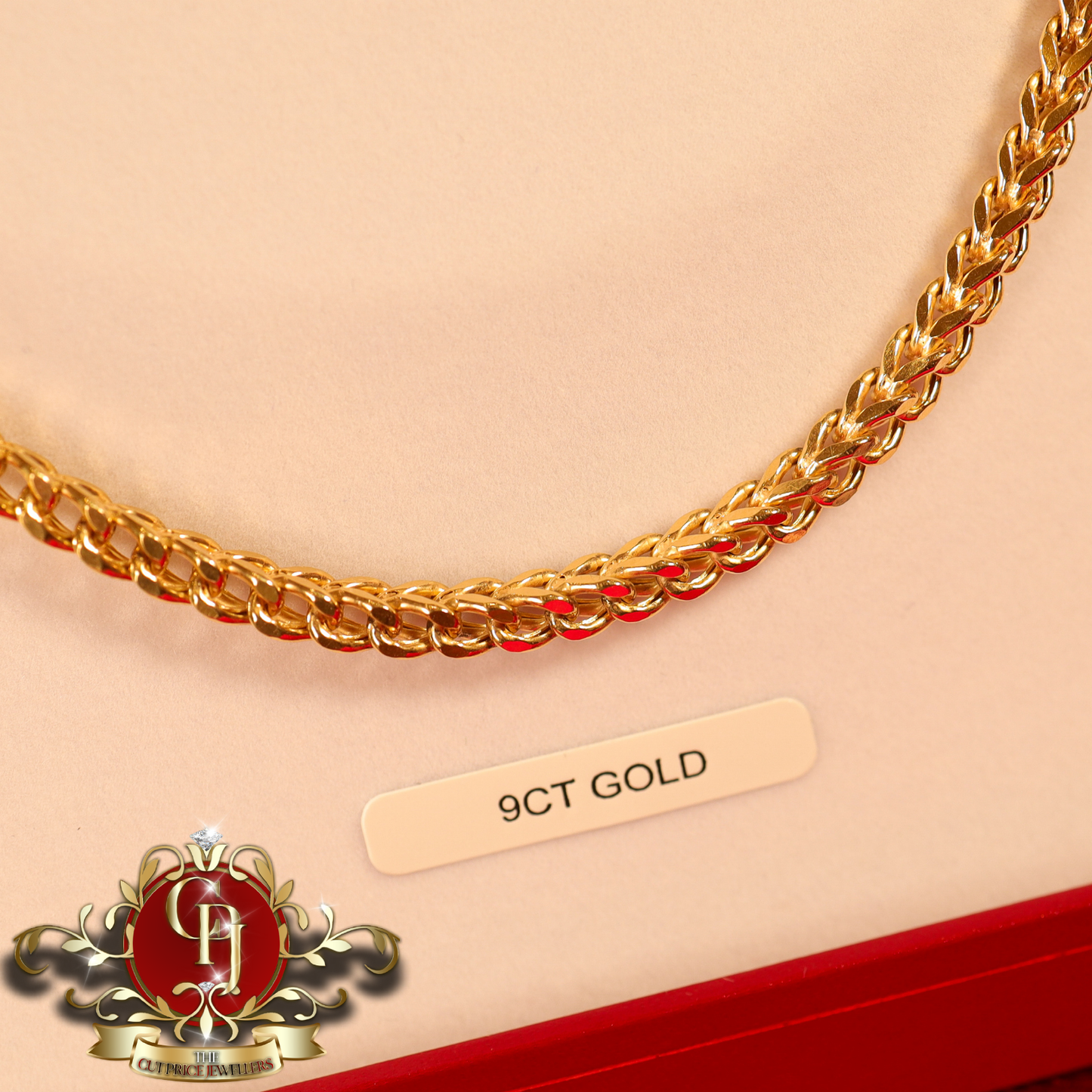 9ct Gold Franco Chain | The Cut Price Jewellers