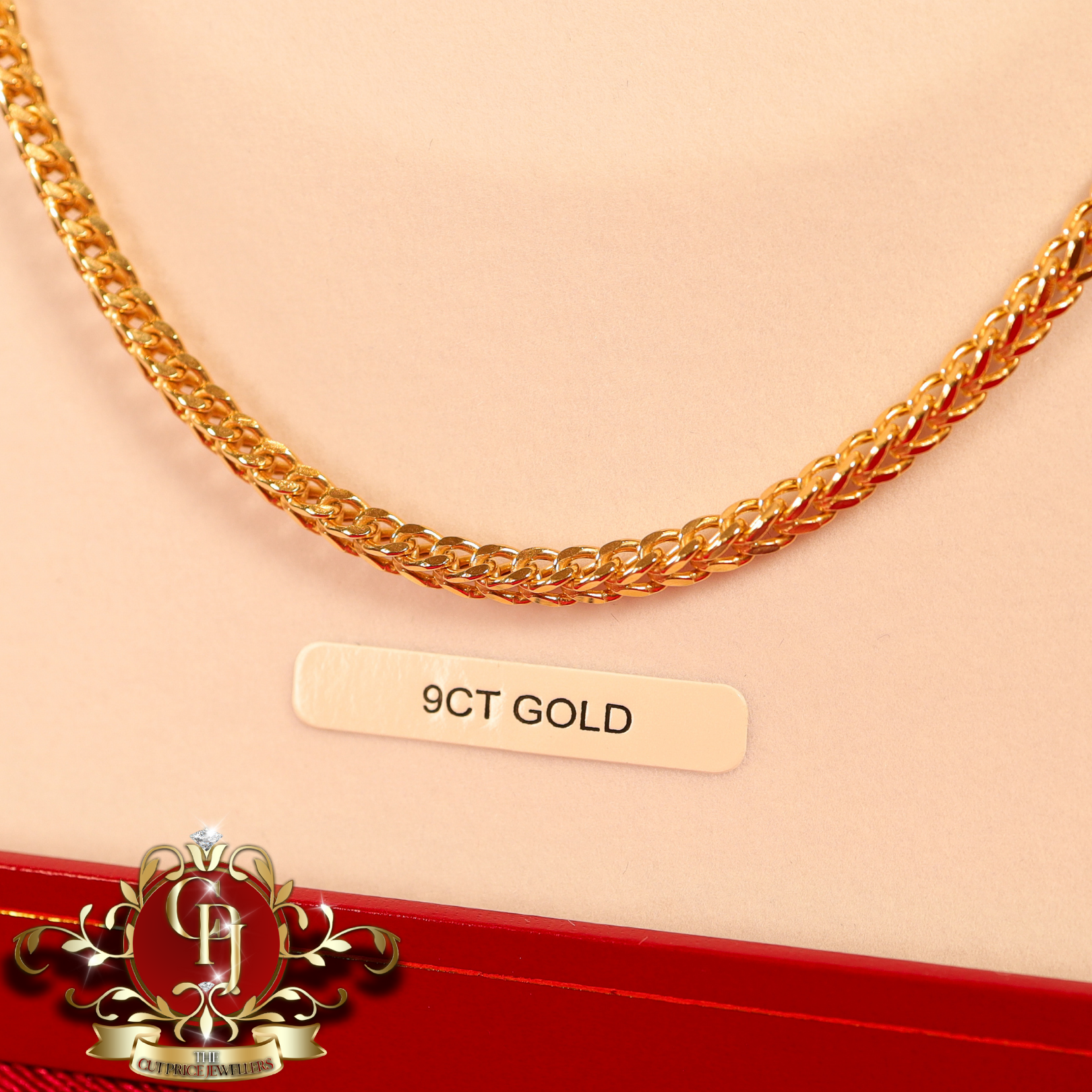 9ct Gold Franco Chain | The Cut Price Jewellers