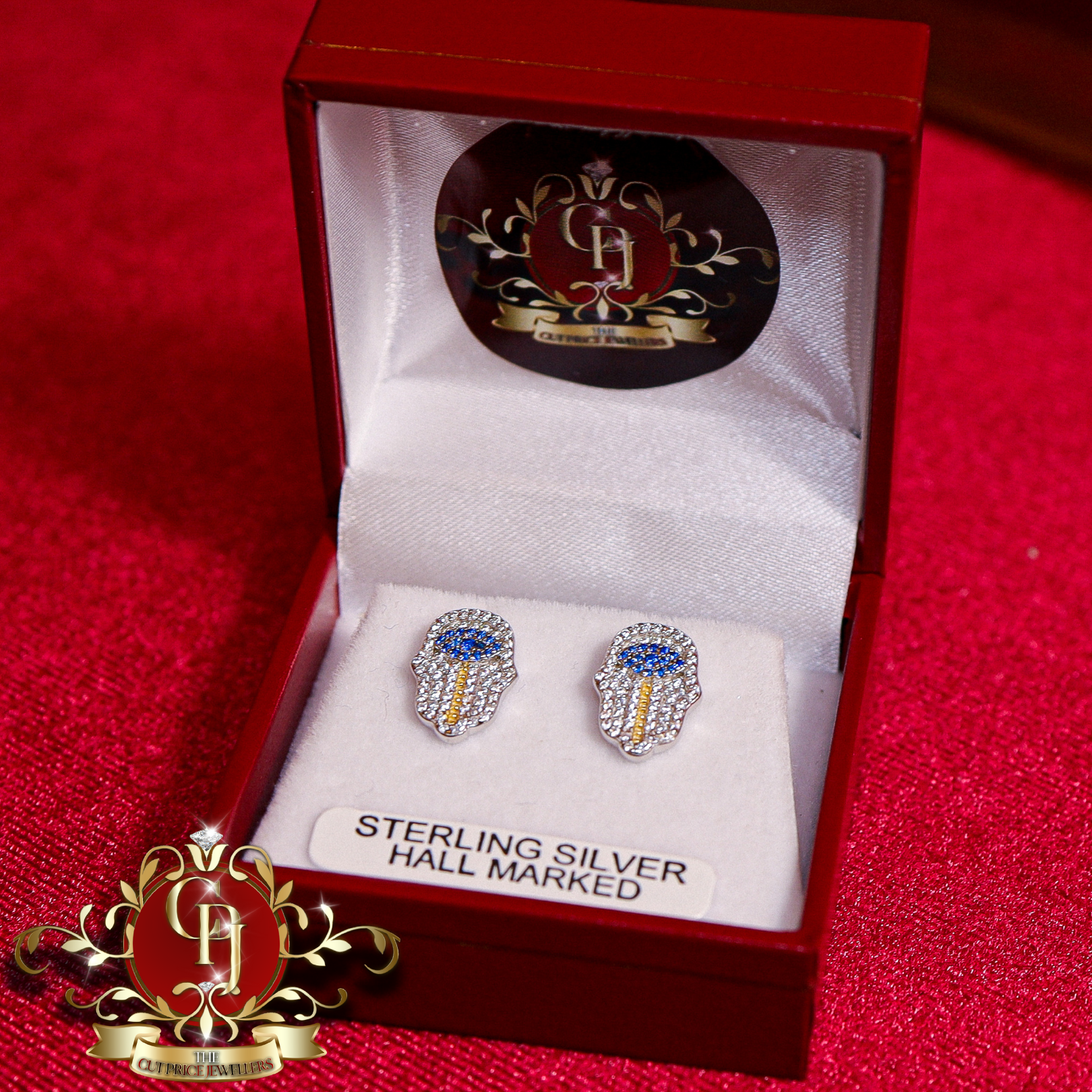 Hamsa Earrings