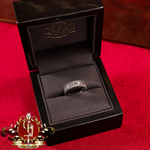 Platinum Ring with Genuine Diamonds
