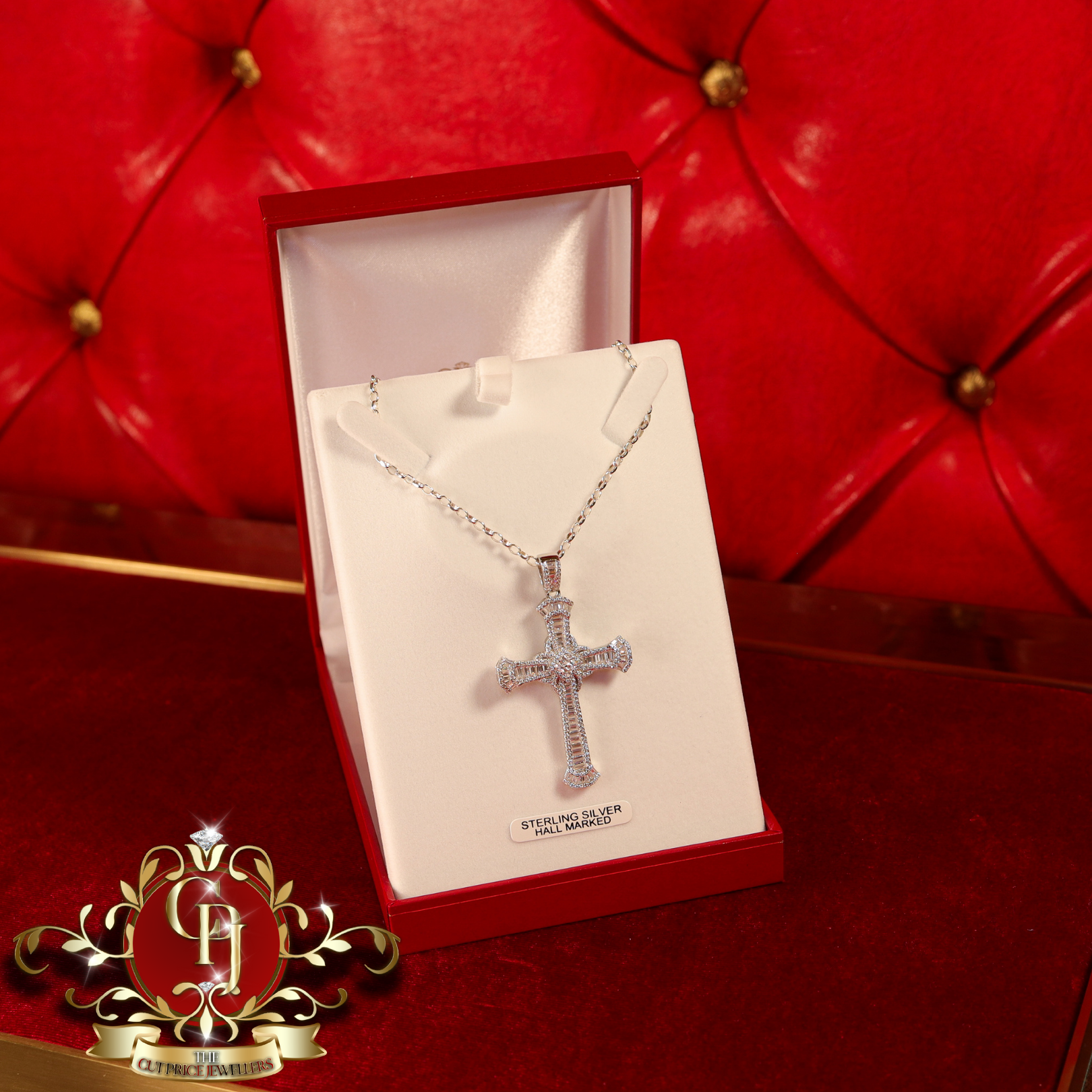 The "Ariana" Sterling Silver Cross