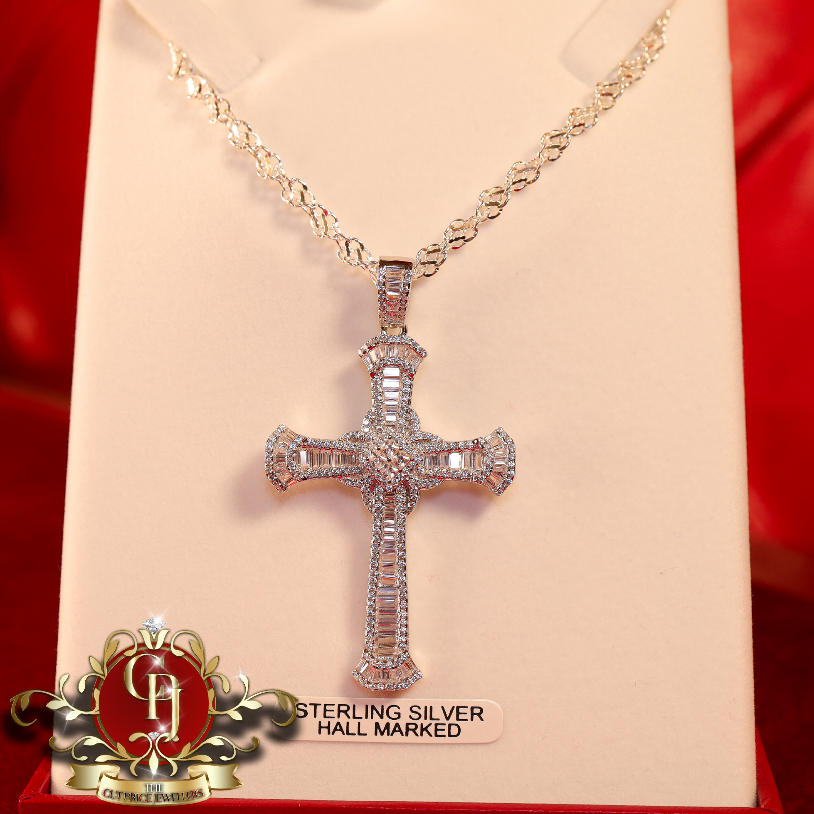 The "Ariana" Sterling Silver Cross